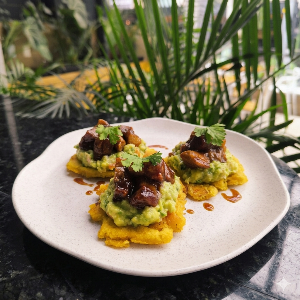 Chicharrón glaseado en tamarindo