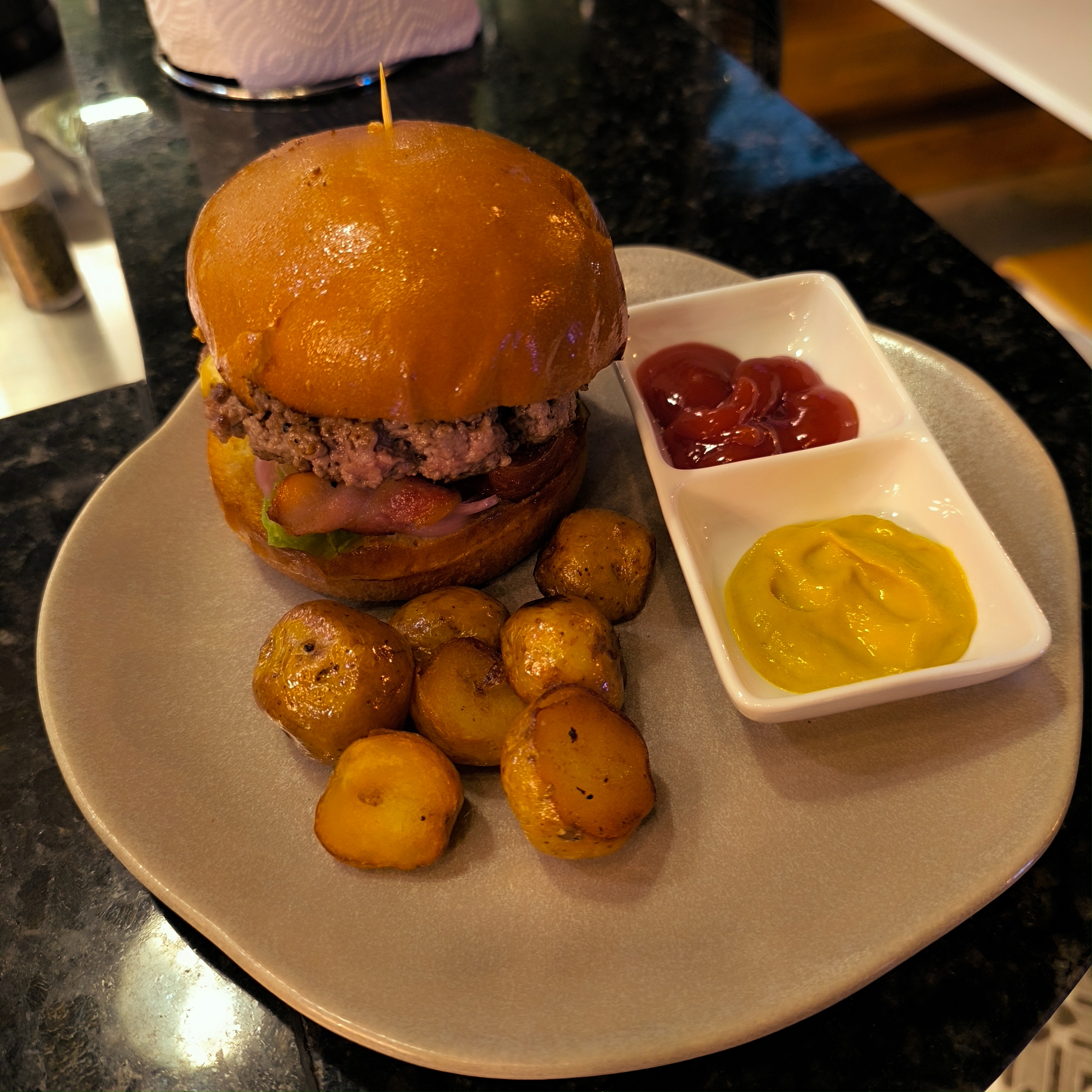 Hamburguesa tradicional